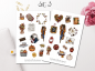 Preview: Herbst Mädchen Sticker Set
